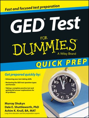 cover image of GED Test For Dummies, Quick Prep Edition